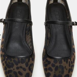 Steve Madden Maple Black and Brown Leopard Print Women's Shoes